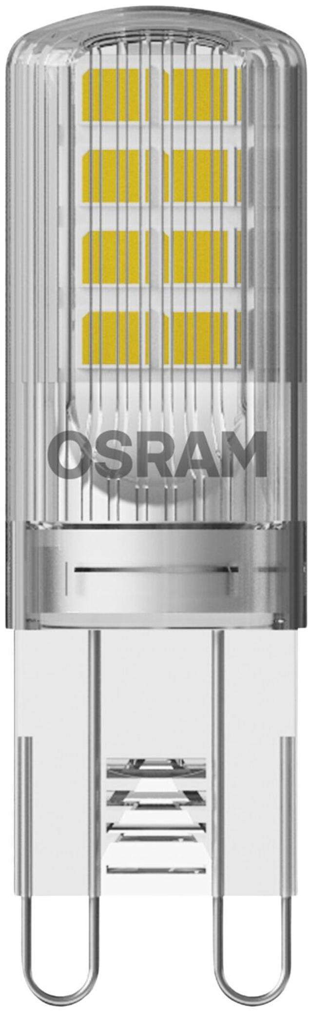 Osram LED PIN 2,6W/2700K G9 ei-himmennettävä kirkaskupuinen LED-pienoislamppu 2kpl/pkt