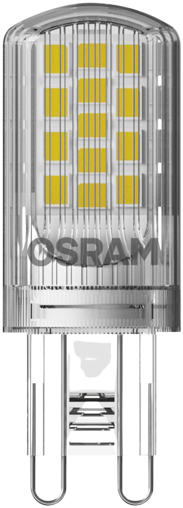 Osram LED PIN 4,2W/2700K G9 ei-himmennettävä kirkaskupuinen LED-pienoislamppu 2 kpl/pkt