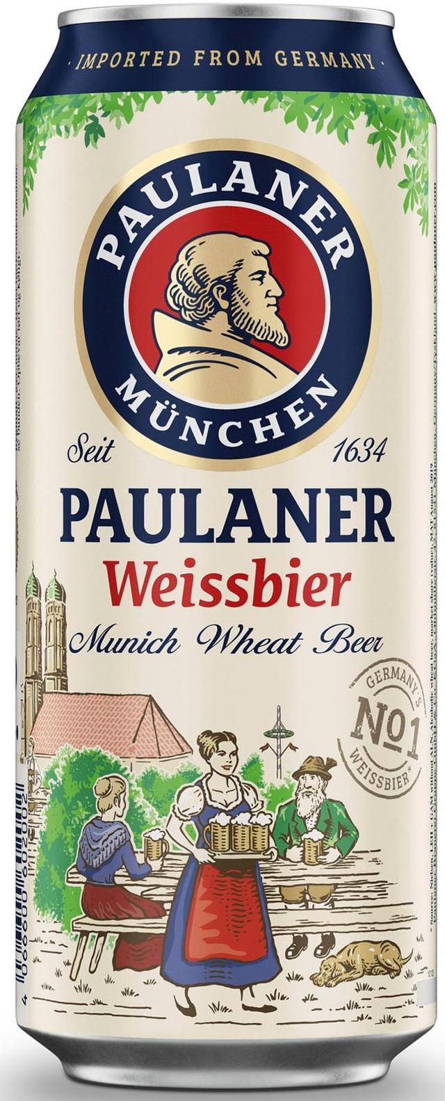 Paulaner Weissbier Munich Wheat Beer 5,5% 0,5l oluttölkki