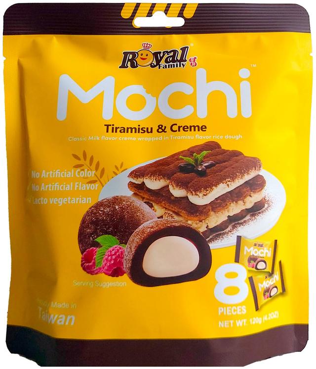 Royal Family Mochi Tiramisu & Creme 120g