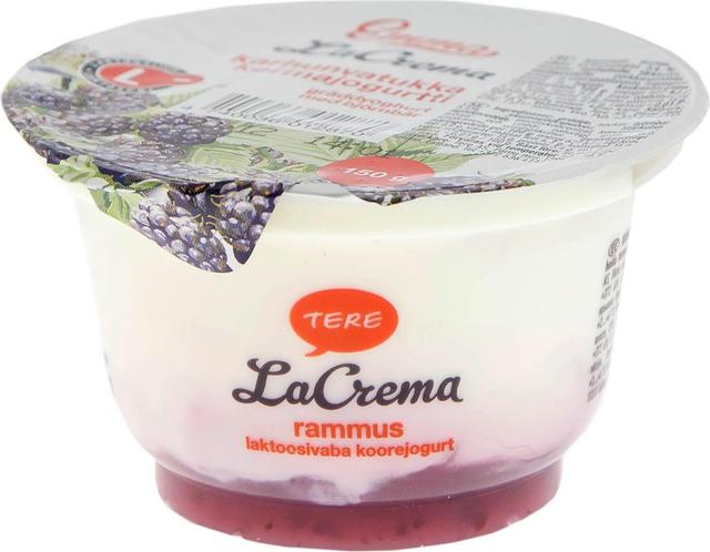 La Crema kermajogurtti karhunvatukka 150 g