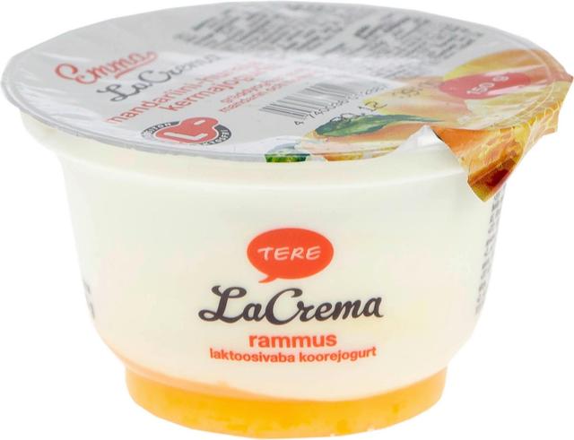 La Crema kermajogurtti mandariini-hunaja 150 g