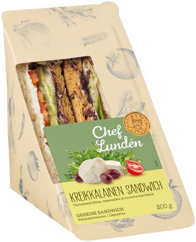 Chef Lundén Kreikkalainen sandwich 200g