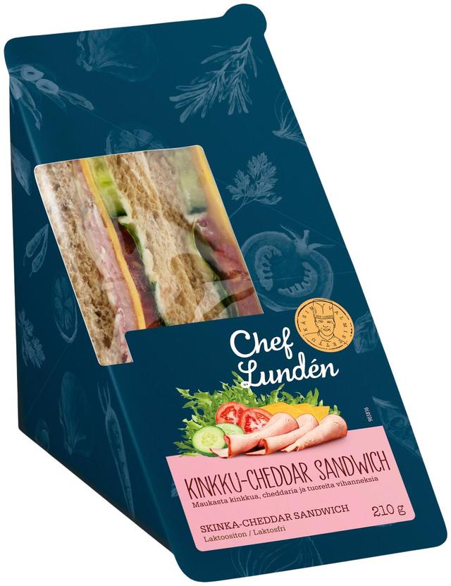 Chef Lundén Kinkku-cheddar sandwich 210g