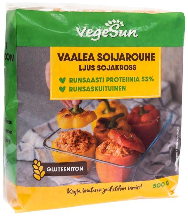 VegeSun soijarouhe vaalea 500g