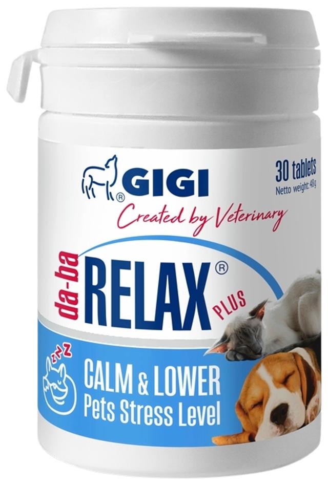 GIGI Da-ba Relax Plus rauhoittava lisäravinne kissalle ja koiralle 30 tablettia