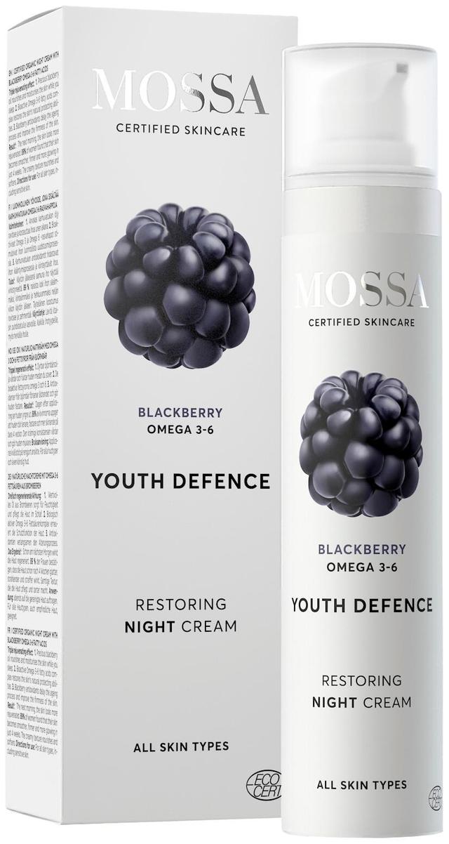 Mossa YOUTH DEFENCE Restoring yövoide, 50ml