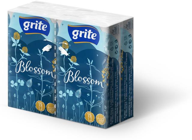 Grite nenäliina Blossom 4x10kpl