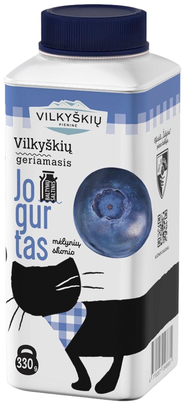 Juomajogurtti VILVI mustikan makuinen 330g