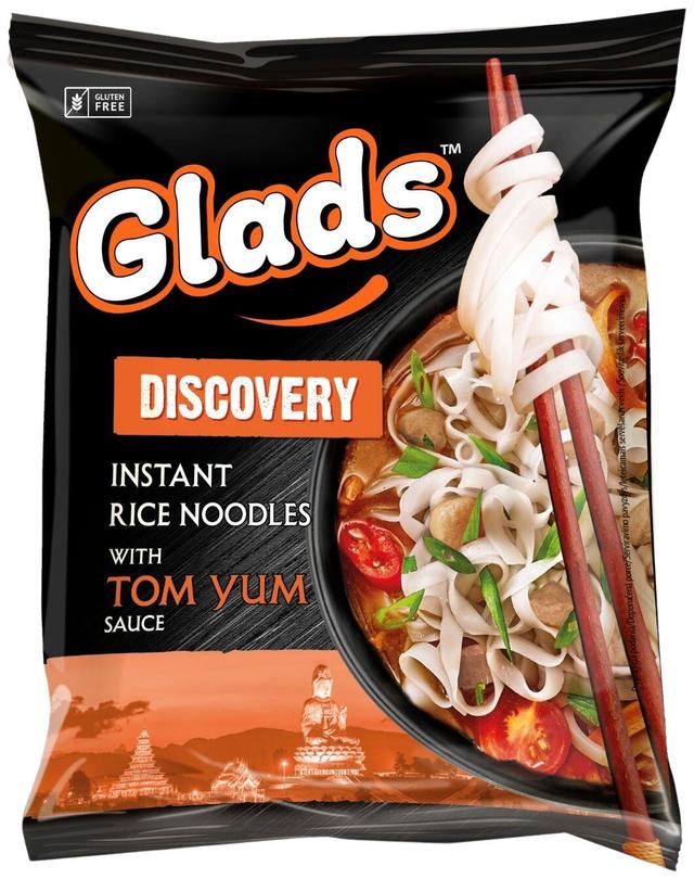 Glads Discovery Riisinuudeli Tom Yum kastikkeella 65 g