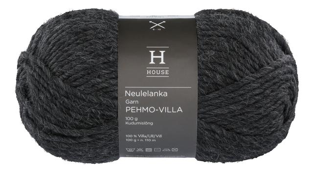 House neulelanka Pehmovilla 112706 100 g Dark Grey 1441