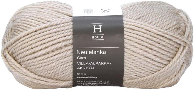 House neulelanka villa-alpakka-akryyli 112589 100 g Sand Beige 1529