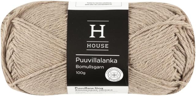 House puuvillalanka kierrätetty Aran 100 g