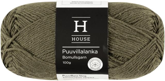 House puuvillalanka kierrätetty Aran 100 g