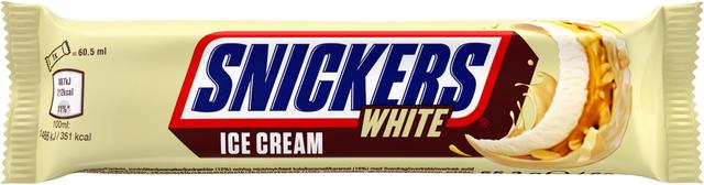 Snickers White jäätelöpatukka 60,5ml (55,3 g)