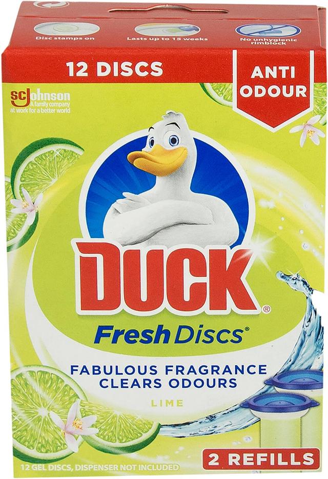 DUCK Fresh Discs 2x36ml lime zest täyttöpakkaus