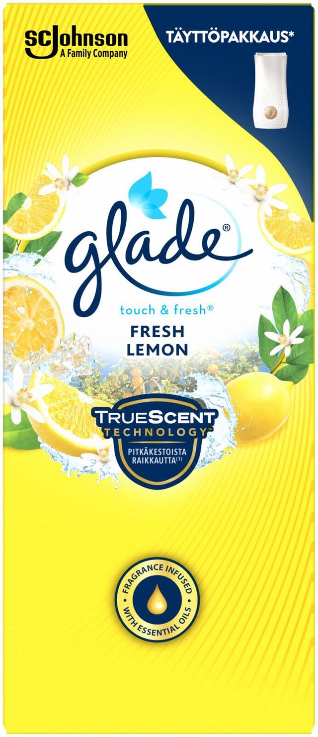 Glade Touch & Fresh 10ml fresh lemon täyttöpakkaus