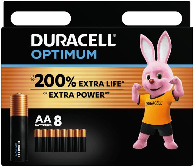 Duracell 8kpl Optimum AA