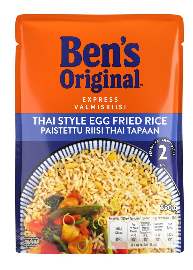 Ben's Original Valmisriisi Thai tapaan paistettu riisi (250 g)