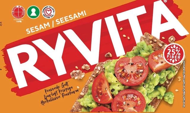 Ryvita Seesami täysjyväruisnäkkileipä 250g