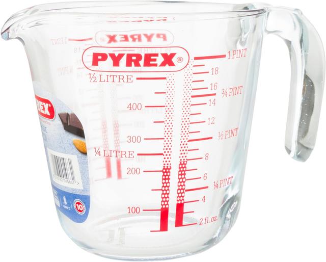 Pyrex Mittakannu 0,5 l lasinen