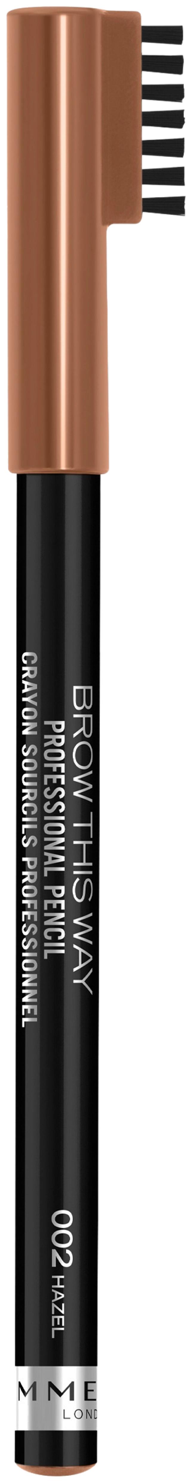 Rimmel 1,4g Professional Eyebrow Pencil 002 Hazel kulmakynä
