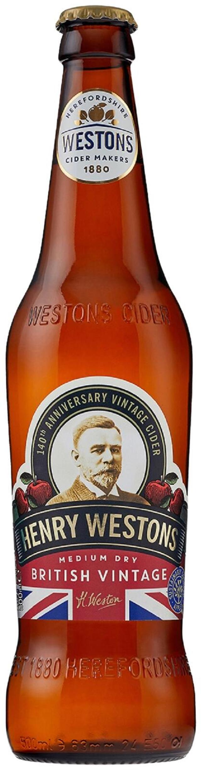 Henry Westons British Vintage Cider 7,3% 50cl plo