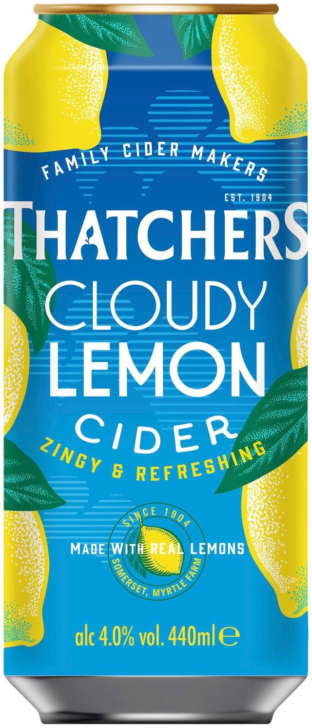 Thatchers Cloudy Lemon Cider 4% 0,44l tölkki