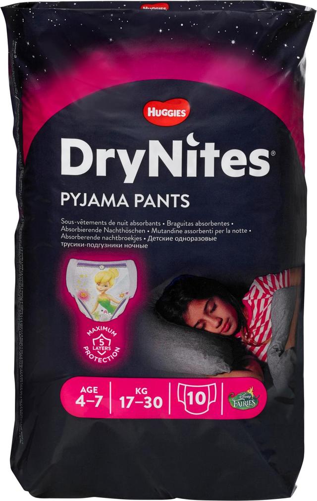 DryNites tyttö 10kpl 4-7 vuotta