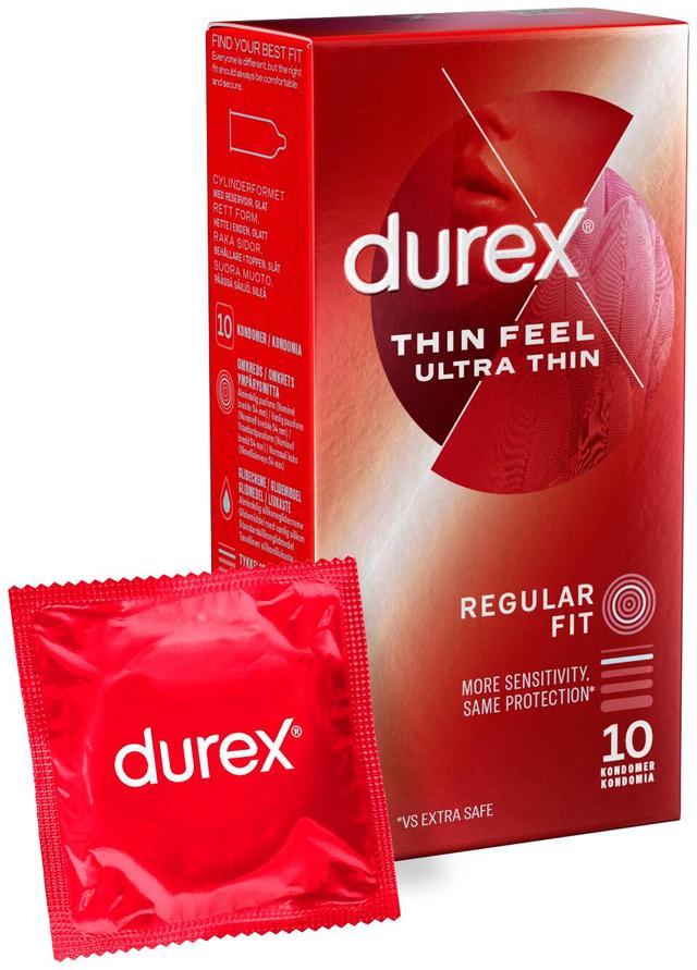 Durex Thin Feel Ultra Thin kondomi 10kpl