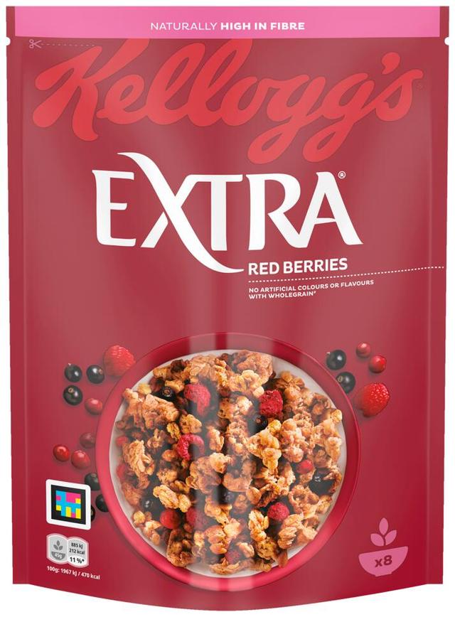 KELLOGG'S Extra Red Berries 400g