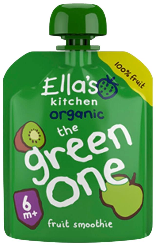 Ella's Kitchen The Green One, Vihreä hedelmäsmoothie alkaen 6kk LUOMU 90g