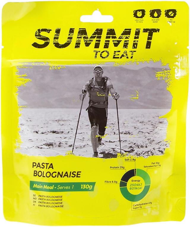 Summit To Eat retkiruoka Pasta Bolognese