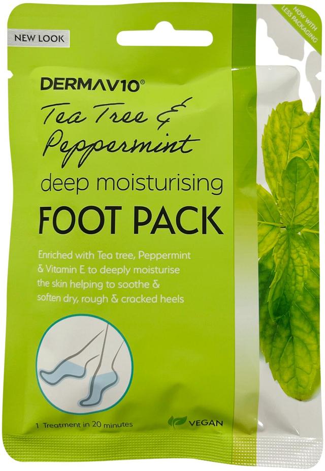 Derma V10 Kosteuttava Jalkanaamio Tea tree & peppermint 45g