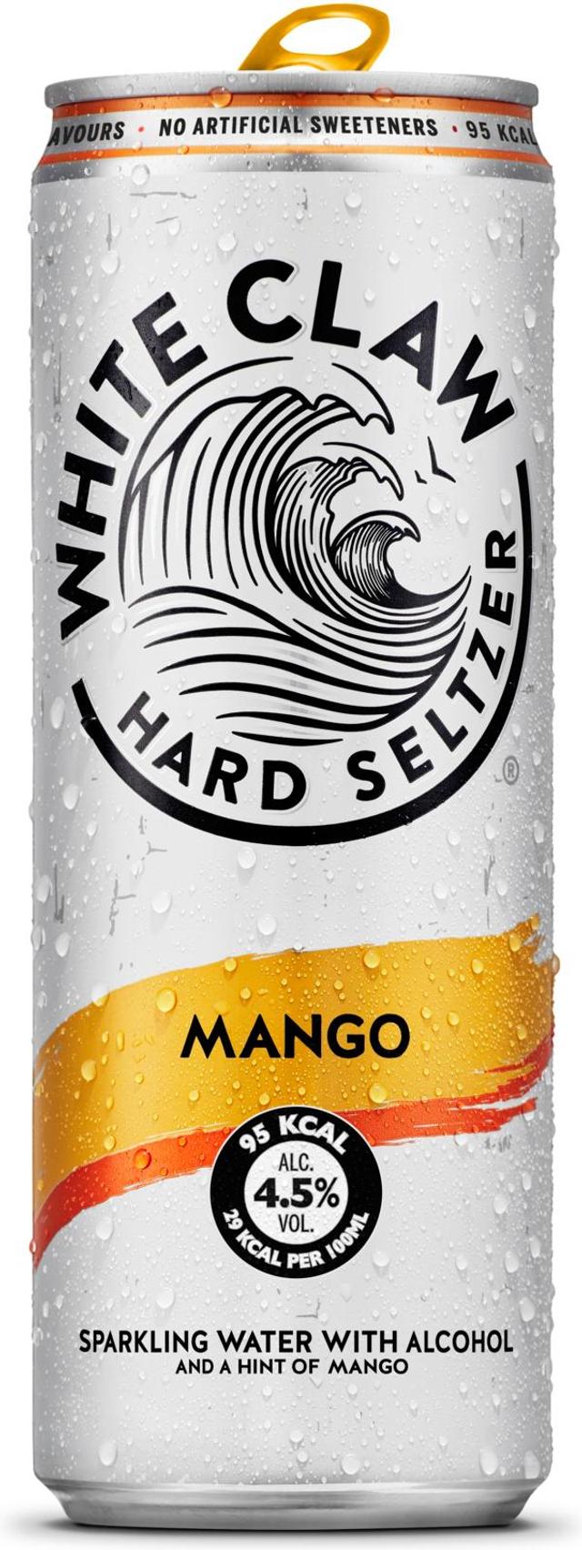 White Claw Hard Seltzer Mango 4,5% 0,33l