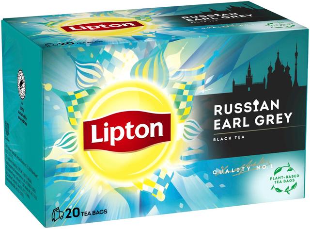 Lipton  Musta tee Russian Earl Grey  40 GR 20p