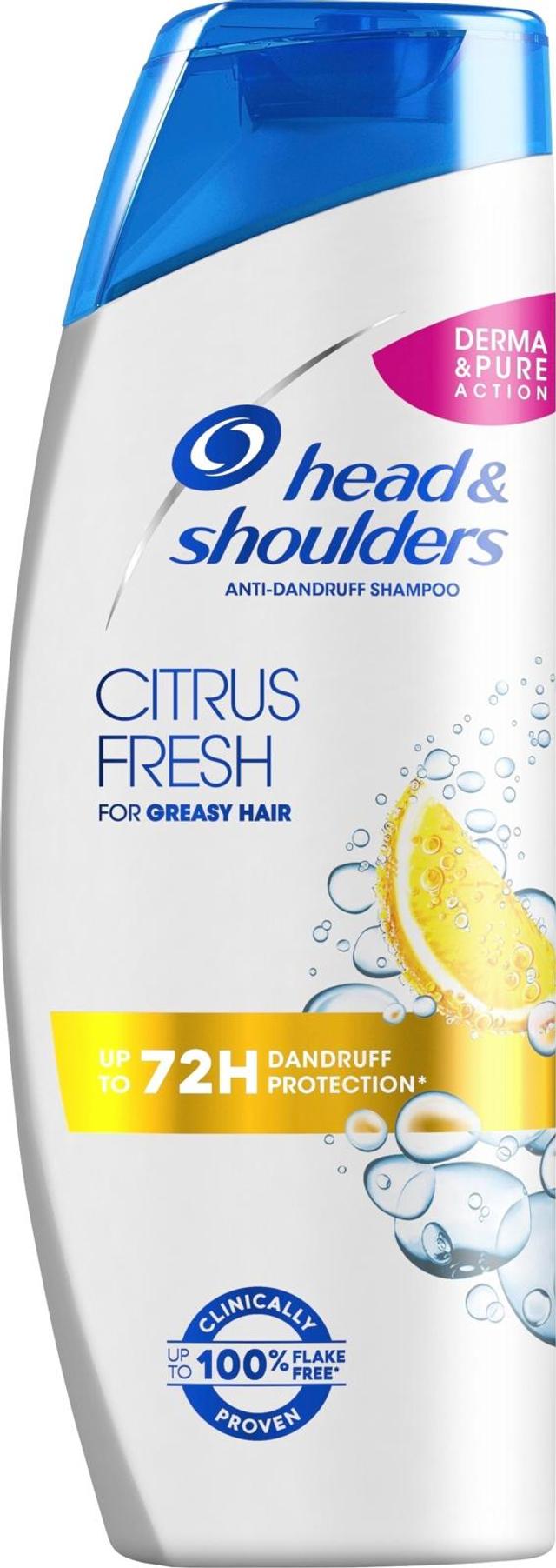 head&shoulders 500ml Citrus Fresh shampoo