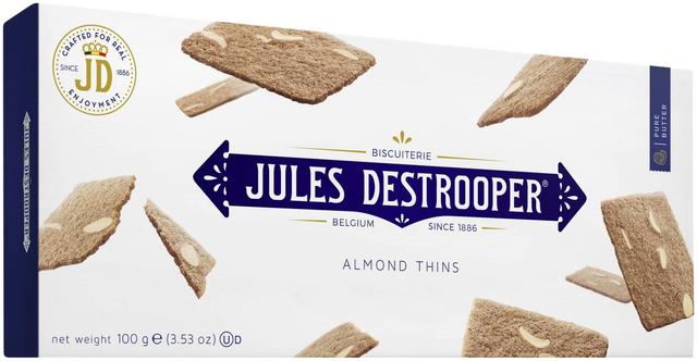 Jules Destrooper 100g Almond Thins Mantelikeksi