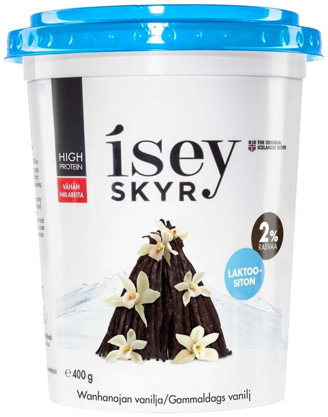 Isey Skyr Wanhanajan vanilja maitovalmiste  laktoositon 2% 400g