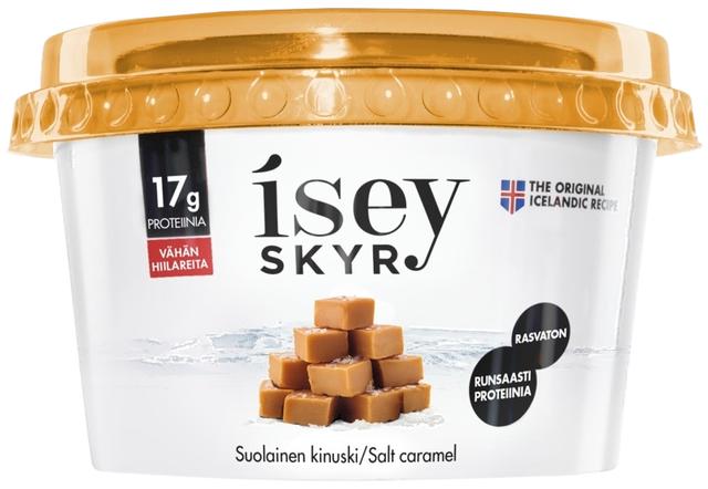 Isey Skyr Suolainen kinuski maitovalmiste 0% 170g