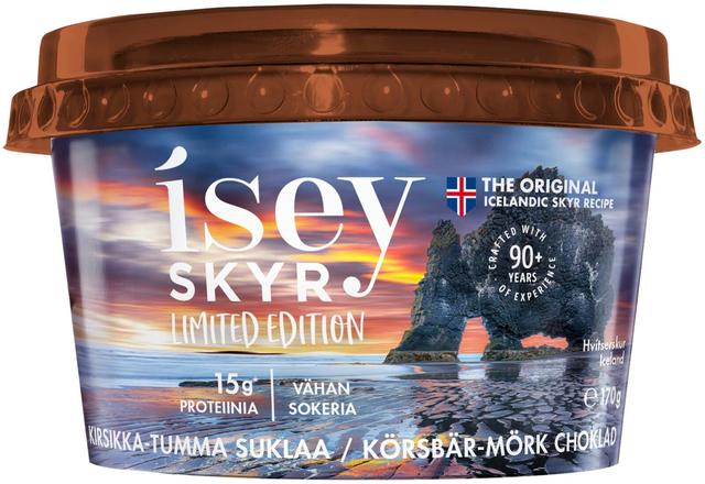 Isey Skyr Kirsikka-tumma suklaa maitovalmiste 170g LE