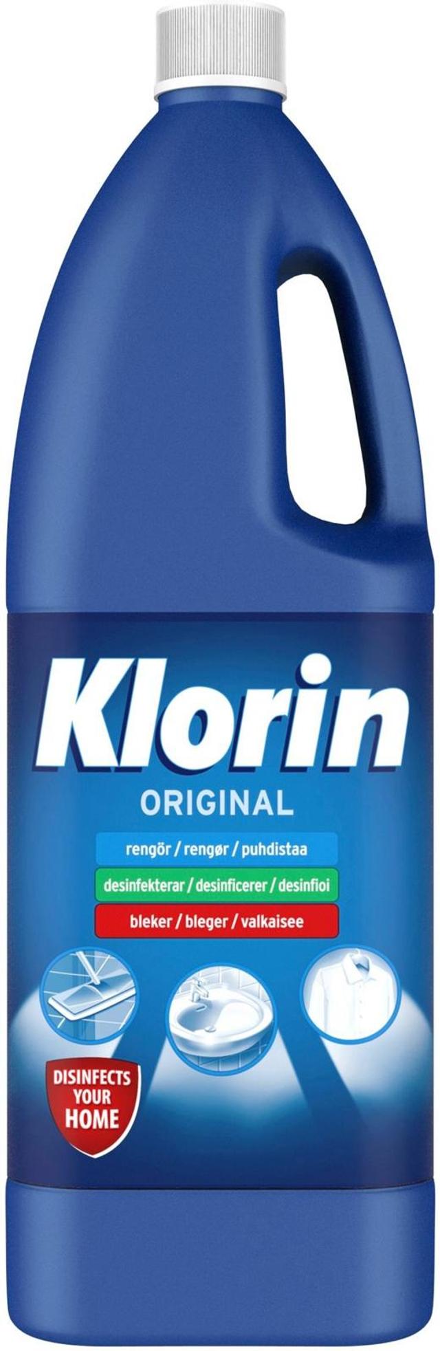 Klorin Original valkaisu- ja desinfiointiaine 1500ml