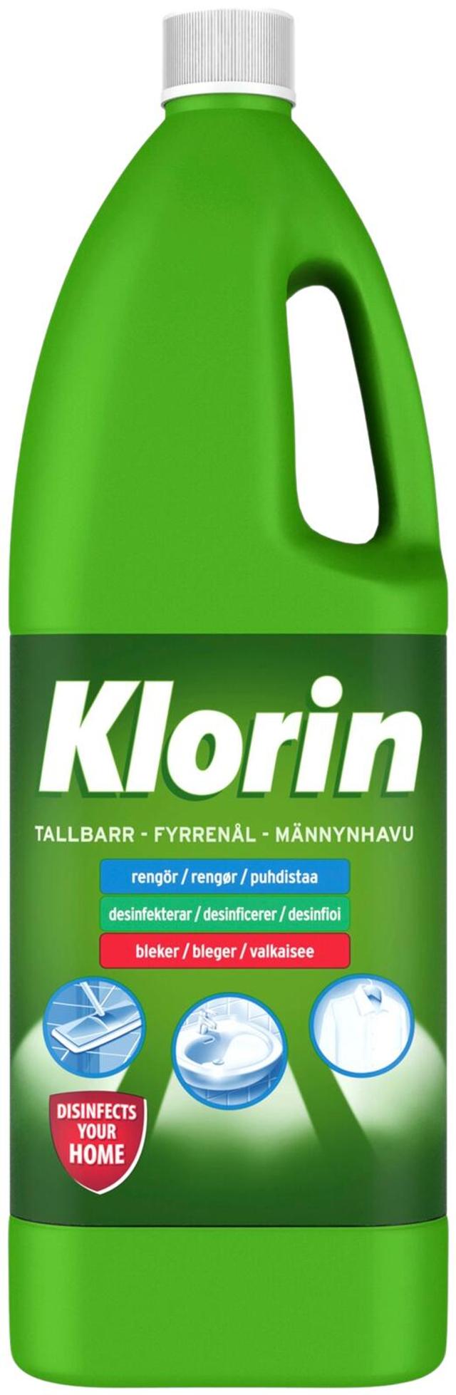 Klorin Männynhavu valkaisu- ja desinfiointiaine 1500ml