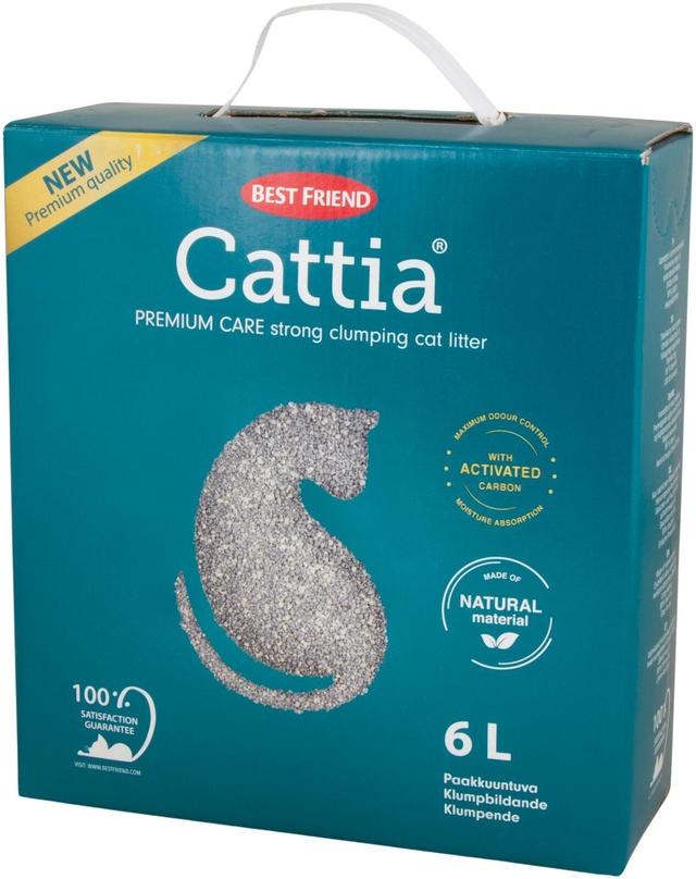 Best Friend Cattia Premium Care paakkuuntuva kissanhiekka 6 l