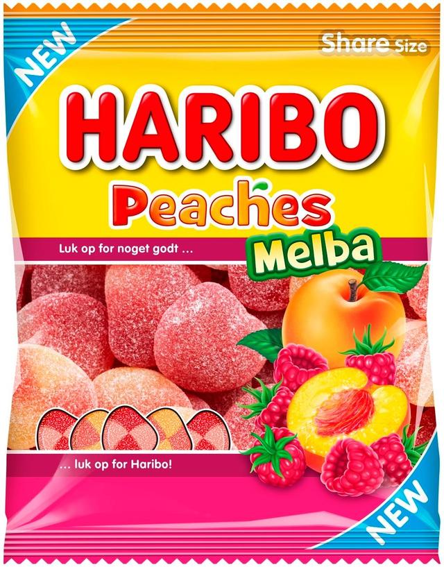HARIBO Peaches Melba 120g Karkkipussi