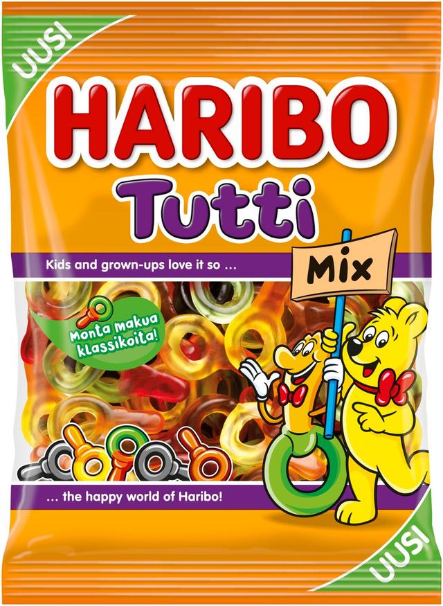 HARIBO Tutti Mix 275 g Karkkipussi