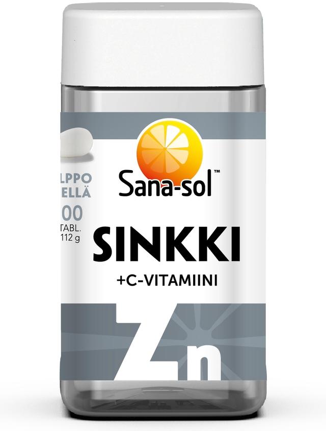 Sana-sol Sinkki+C-vitamiini tabletti ravintolisä 200tabl