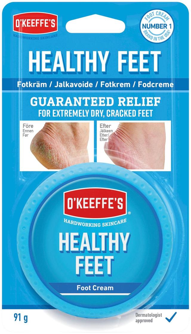 O'Keeffe's 91g Jalkavoide Purkki