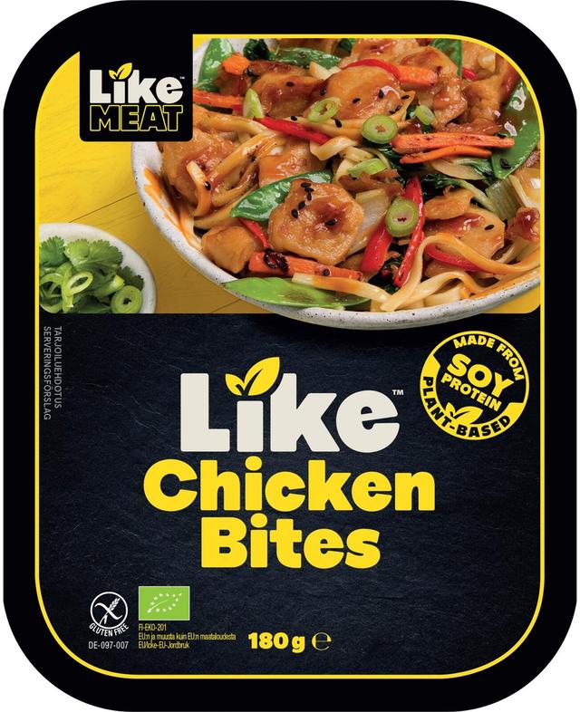 LikeMeat Like Chicken Bites 180g kasvipohjainen, kananmakuinen soijapala