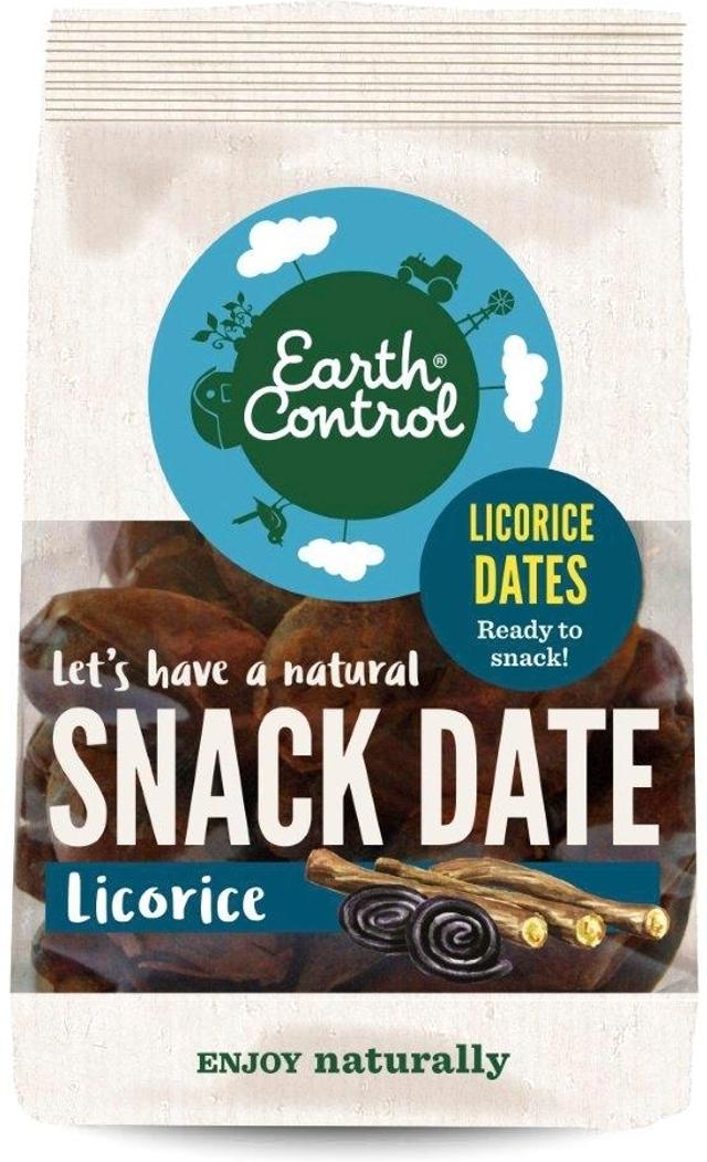 Earth Control Snacktaatelit lakritsi 200g